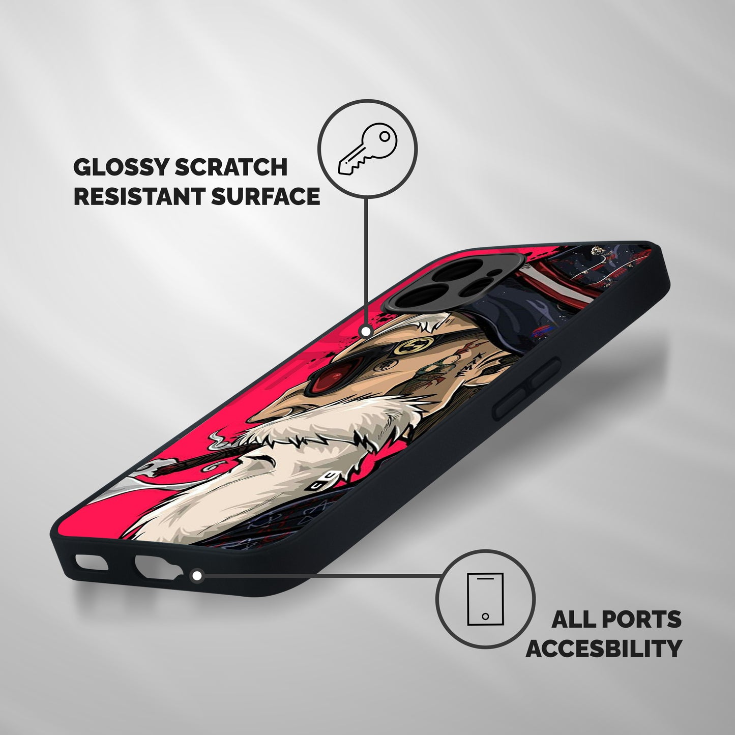 Old Man Swag Shockproof Hybrid Protection (Metal + TPU) Back Case Cover