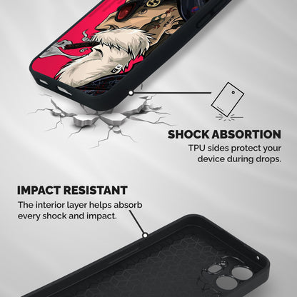 Old Man Swag Shockproof Hybrid Protection (Metal + TPU) Back Case Cover