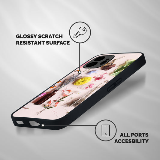 Old Petals Shockproof Hybrid Protection (Metal + TPU) Back Case Cover