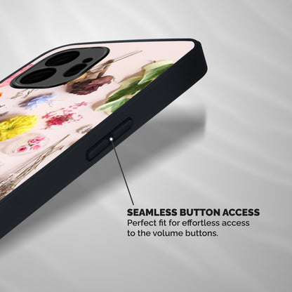 Old Petals Shockproof Hybrid Protection (Metal + TPU) Back Case Cover