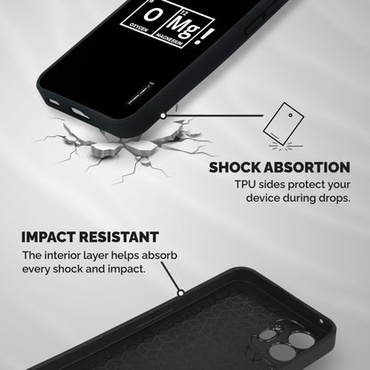 OMG Chemistry Pun Shockproof Hybrid Protection (Metal + TPU) Back Case Cover