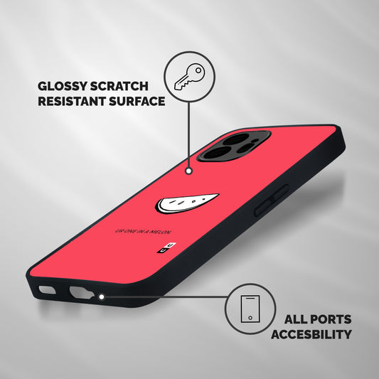 One In Melon Shockproof Hybrid Protection (Metal + TPU) Back Case Cover