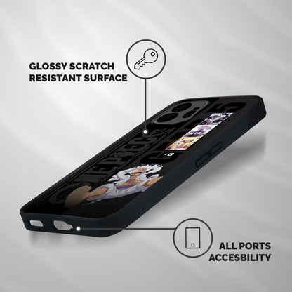 One Piece Monkey D LUffy Gear 5 Shockproof Hybrid Protection (Metal + TPU) Back Case Cover