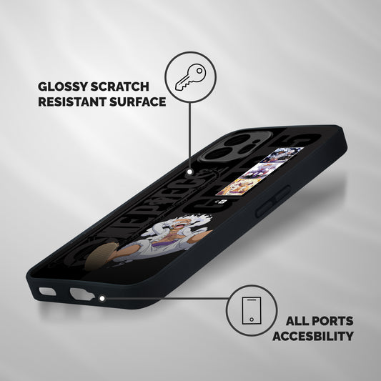 One Piece Monkey D LUffy Gear 5 Shockproof Hybrid Protection (Metal + TPU) Back Case Cover