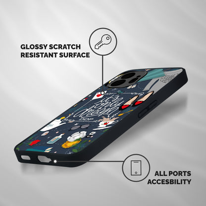 Only A Dream Shockproof Hybrid Protection (Metal + TPU) Back Case Cover