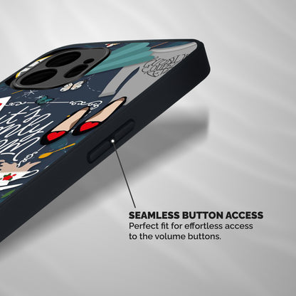 Only A Dream Shockproof Hybrid Protection (Metal + TPU) Back Case Cover