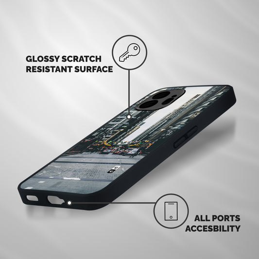 Only Streets Shockproof Hybrid Protection (Metal + TPU) Back Case Cover