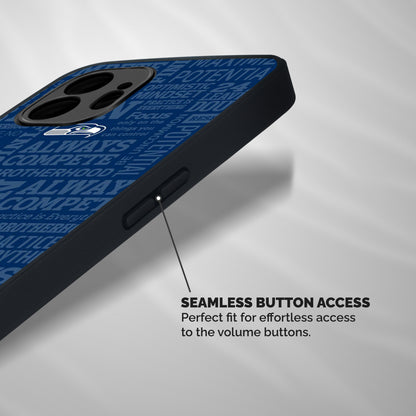 Optimistic Blue Shockproof Hybrid Protection (Metal + TPU) Back Case Cover
