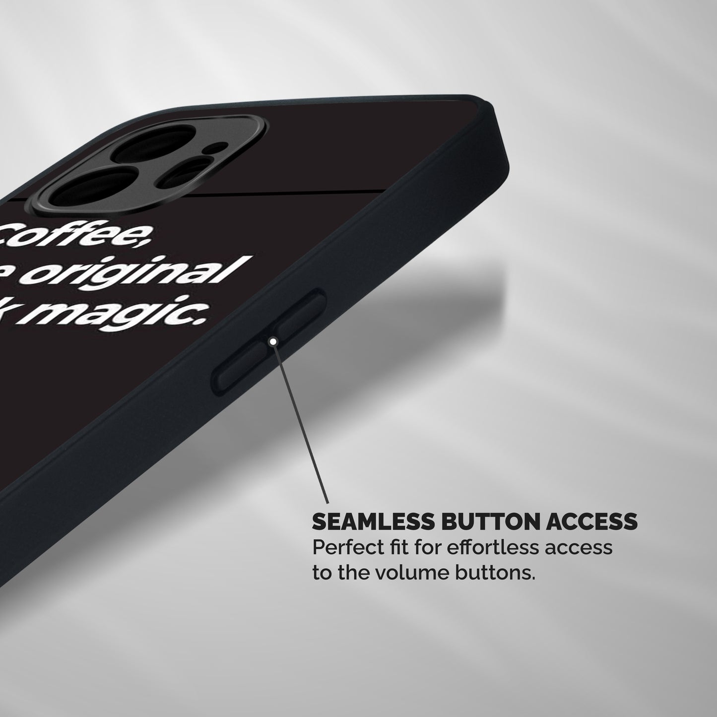 Original Black Magic Shockproof Hybrid Protection (Metal + TPU) Back Case Cover