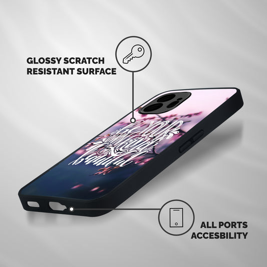 Own Kind of Beautiful Shockproof Hybrid Protection (Metal + TPU) Back Case Cover