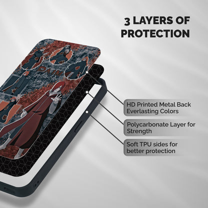 Pain Group Shockproof Hybrid Protection (Metal + TPU) Back Case Cover