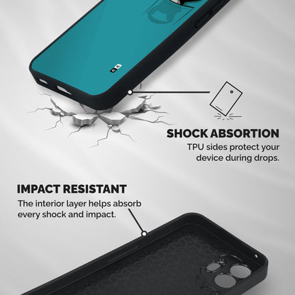 Panda Dabbing Away Shockproof Hybrid Protection (Metal + TPU) Back Case Cover