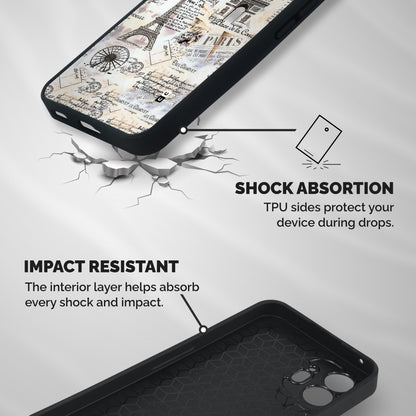 Paris Paper Shockproof Hybrid Protection (Metal + TPU) Back Case Cover