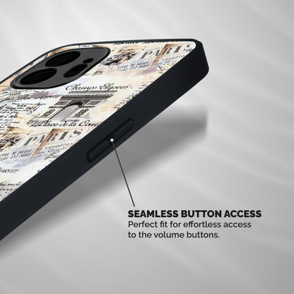Paris Paper Shockproof Hybrid Protection (Metal + TPU) Back Case Cover