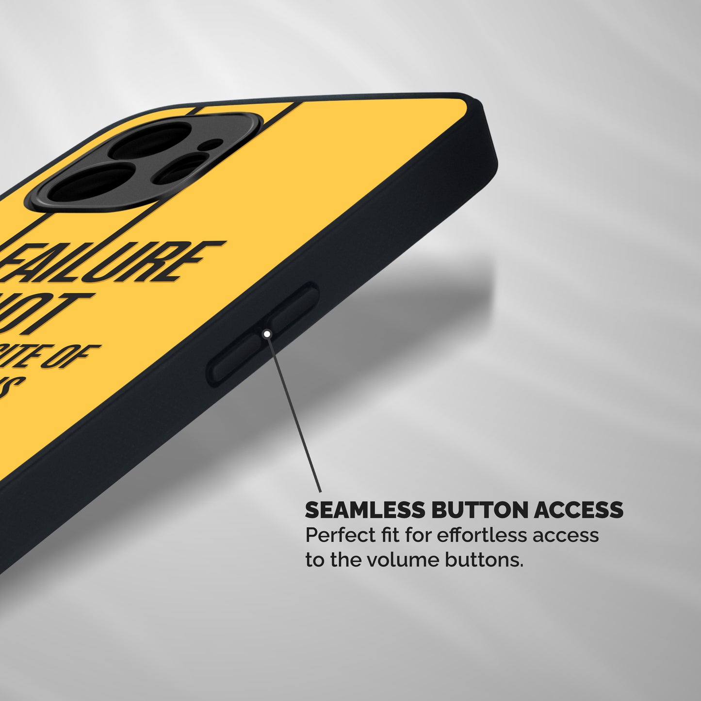 Part Of Success Shockproof Hybrid Protection (Metal + TPU) Back Case Cover