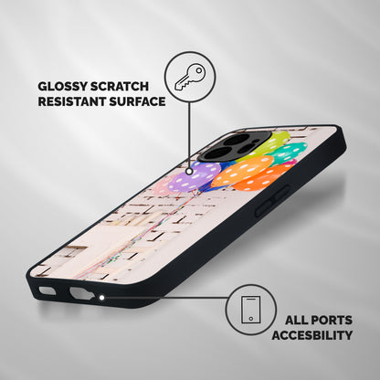 Party Balloons Shockproof Hybrid Protection (Metal + TPU) Back Case Cover