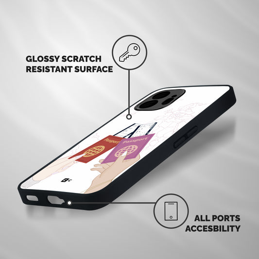 Passport Drive Shockproof Hybrid Protection (Metal + TPU) Back Case Cover