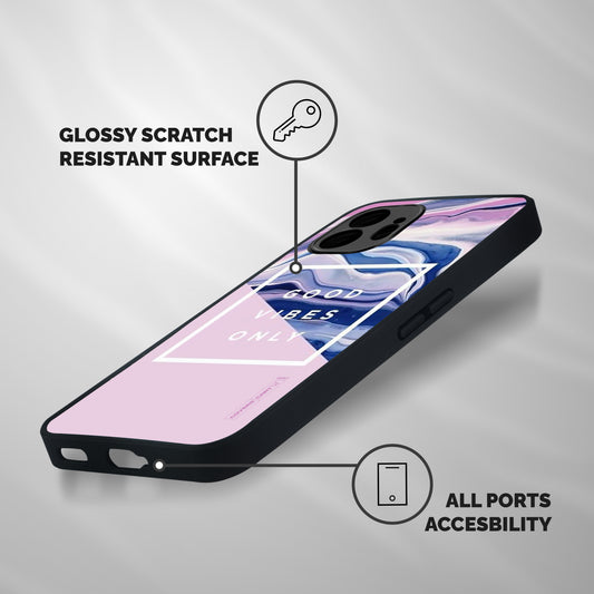 Pastel Color Vibes Shockproof Hybrid Protection (Metal + TPU) Back Case Cover