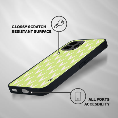 Pastel Green Grass Shockproof Hybrid Protection (Metal + TPU) Back Case Cover