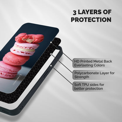 Pastel Macroons Shockproof Hybrid Protection (Metal + TPU) Back Case Cover