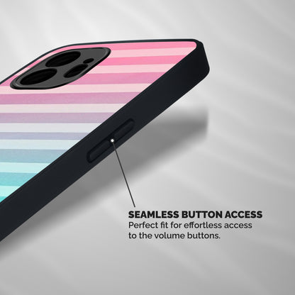 Pastel Ombre Shockproof Hybrid Protection (Metal + TPU) Back Case Cover