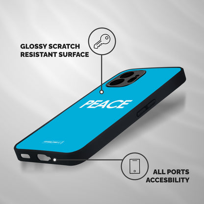 Peace Shockproof Hybrid Protection (Metal + TPU) Back Case Cover