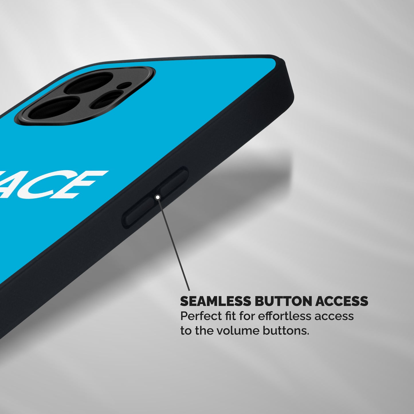 Peace Shockproof Hybrid Protection (Metal + TPU) Back Case Cover