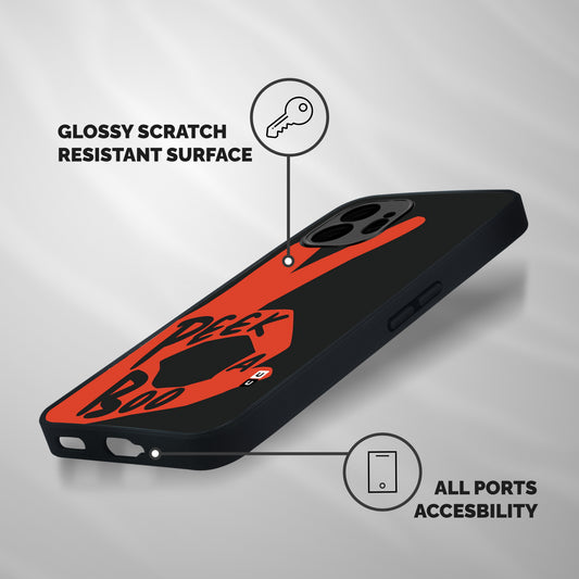 Peek-a-boo Shockproof Hybrid Protection (Metal + TPU) Back Case Cover