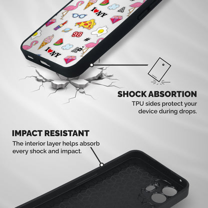 Personnel Quirk Shockproof Hybrid Protection (Metal + TPU) Back Case Cover