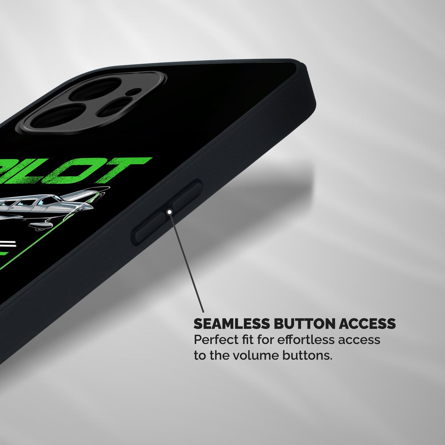 Pilot in Progress Shockproof Hybrid Protection (Metal + TPU) Back Case Cover