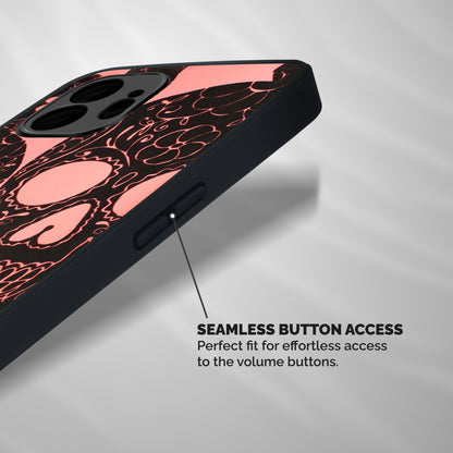 Pink Head Shockproof Hybrid Protection (Metal + TPU) Back Case Cover
