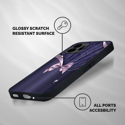 Pink Ribbon Shockproof Hybrid Protection (Metal + TPU) Back Case Cover