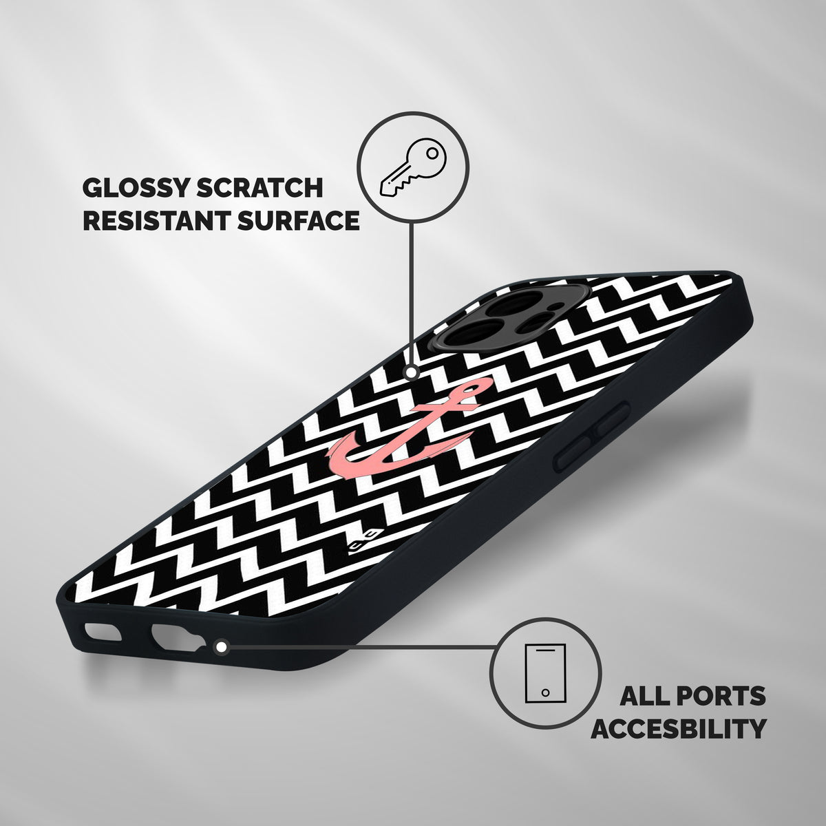 Pink Sailor Shockproof Hybrid Protection (Metal + TPU) Back Case Cover
