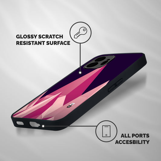 Pink Sharp Shockproof Hybrid Protection (Metal + TPU) Back Case Cover