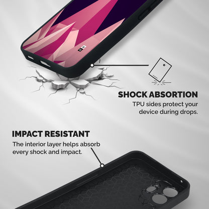 Pink Sharp Shockproof Hybrid Protection (Metal + TPU) Back Case Cover