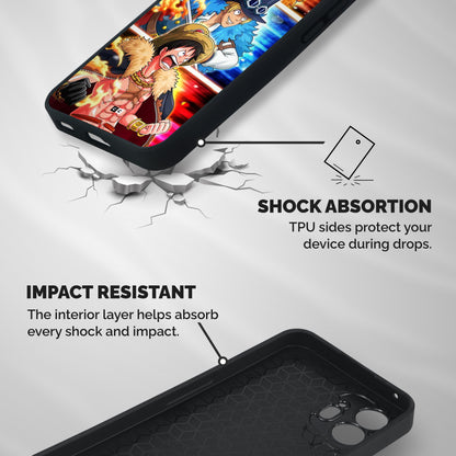 Pirate Brothers Shockproof Hybrid Protection (Metal + TPU) Back Case Cover