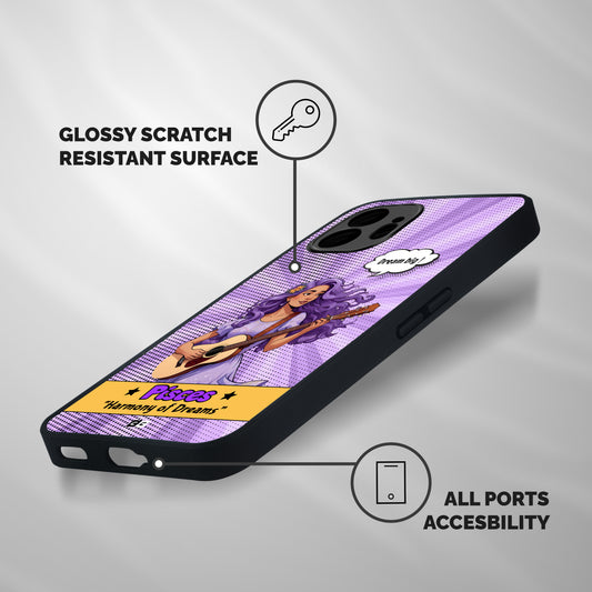 Pisces Dreams Shockproof Hybrid Protection (Metal + TPU) Back Case Cover