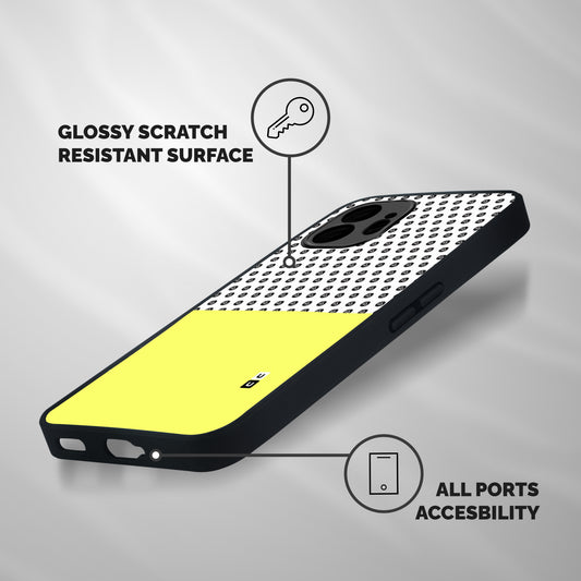 Plain and Pattern Shockproof Hybrid Protection (Metal + TPU) Back Case Cover