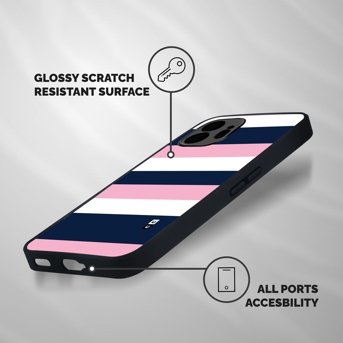 Play In Pastels Shockproof Hybrid Protection (Metal + TPU) Back Case Cover