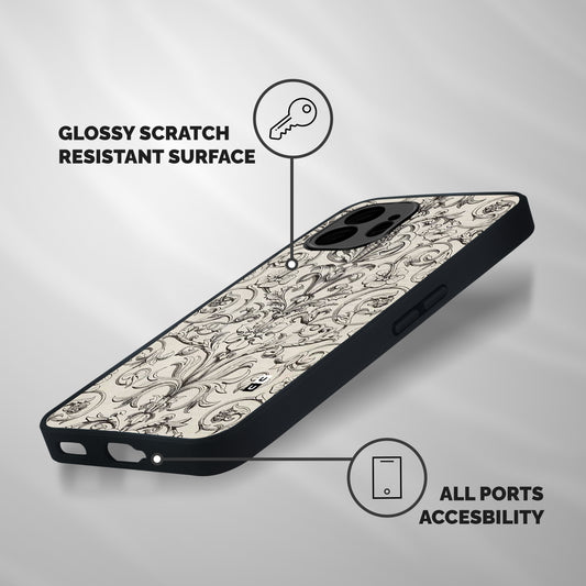 Pleasing Artsy Design Shockproof Hybrid Protection (Metal + TPU) Back Case Cover