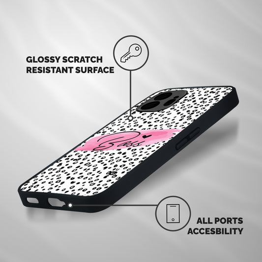 Polka Boss Shockproof Hybrid Protection (Metal + TPU) Back Case Cover