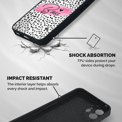 Polka Boss Shockproof Hybrid Protection (Metal + TPU) Back Case Cover