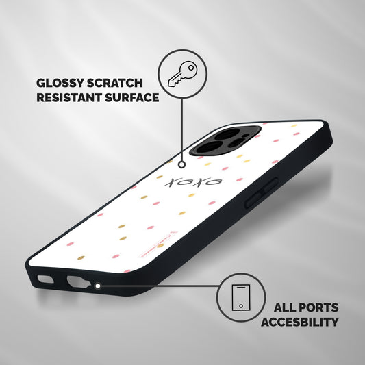 Polka Hugs Shockproof Hybrid Protection (Metal + TPU) Back Case Cover