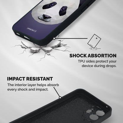 Polygon Panda Shockproof Hybrid Protection (Metal + TPU) Back Case Cover