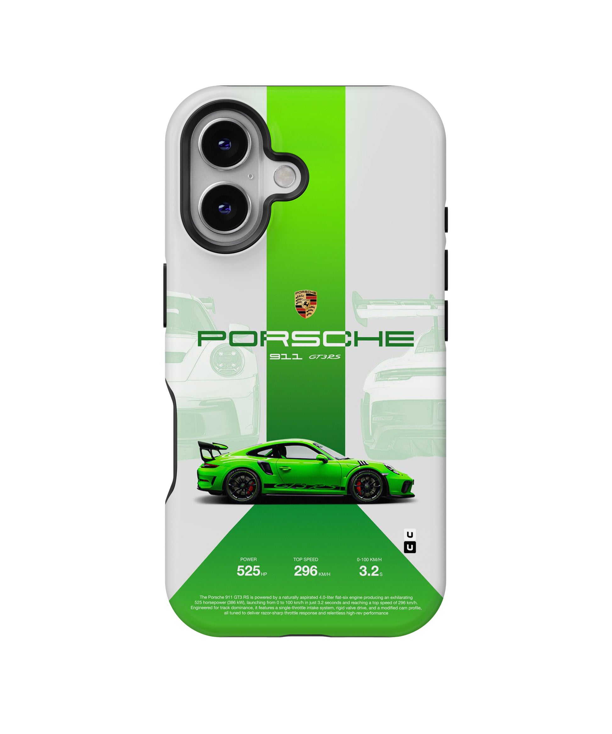 Porsche 911 Gt3 Rs Racing Stripe MagSafe Bumper Case