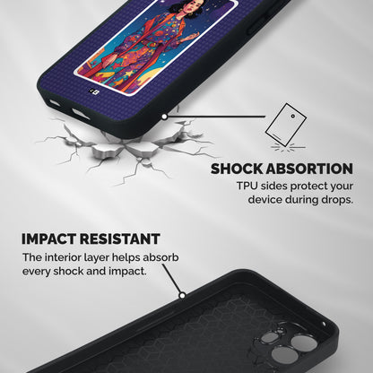 Power With Elegance Shockproof Hybrid Protection (Metal + TPU) Back Case Cover