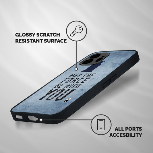 Power With You Shockproof Hybrid Protection (Metal + TPU) Back Case Cover