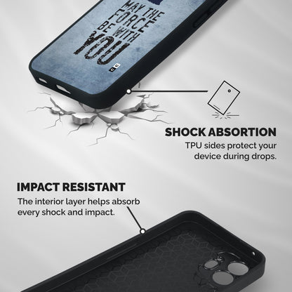 Power With You Shockproof Hybrid Protection (Metal + TPU) Back Case Cover