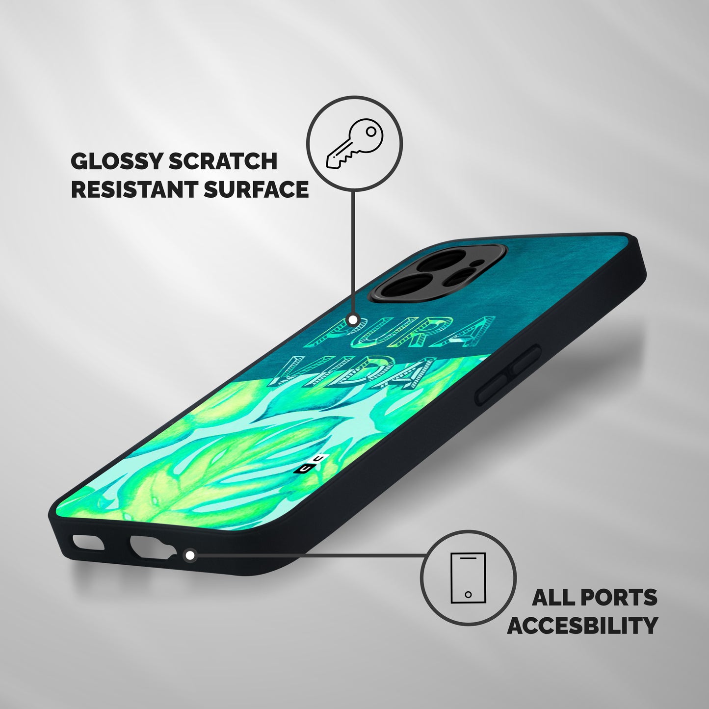 Pre Vida Shockproof Hybrid Protection (Metal + TPU) Back Case Cover