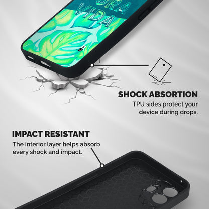 Pre Vida Shockproof Hybrid Protection (Metal + TPU) Back Case Cover